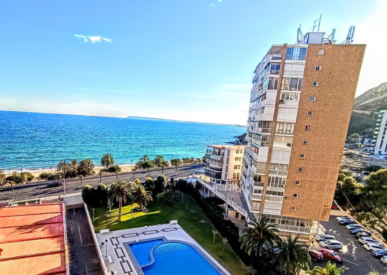 Apartamento En 1ª Linea Con Piscina Alicante Exterior foto