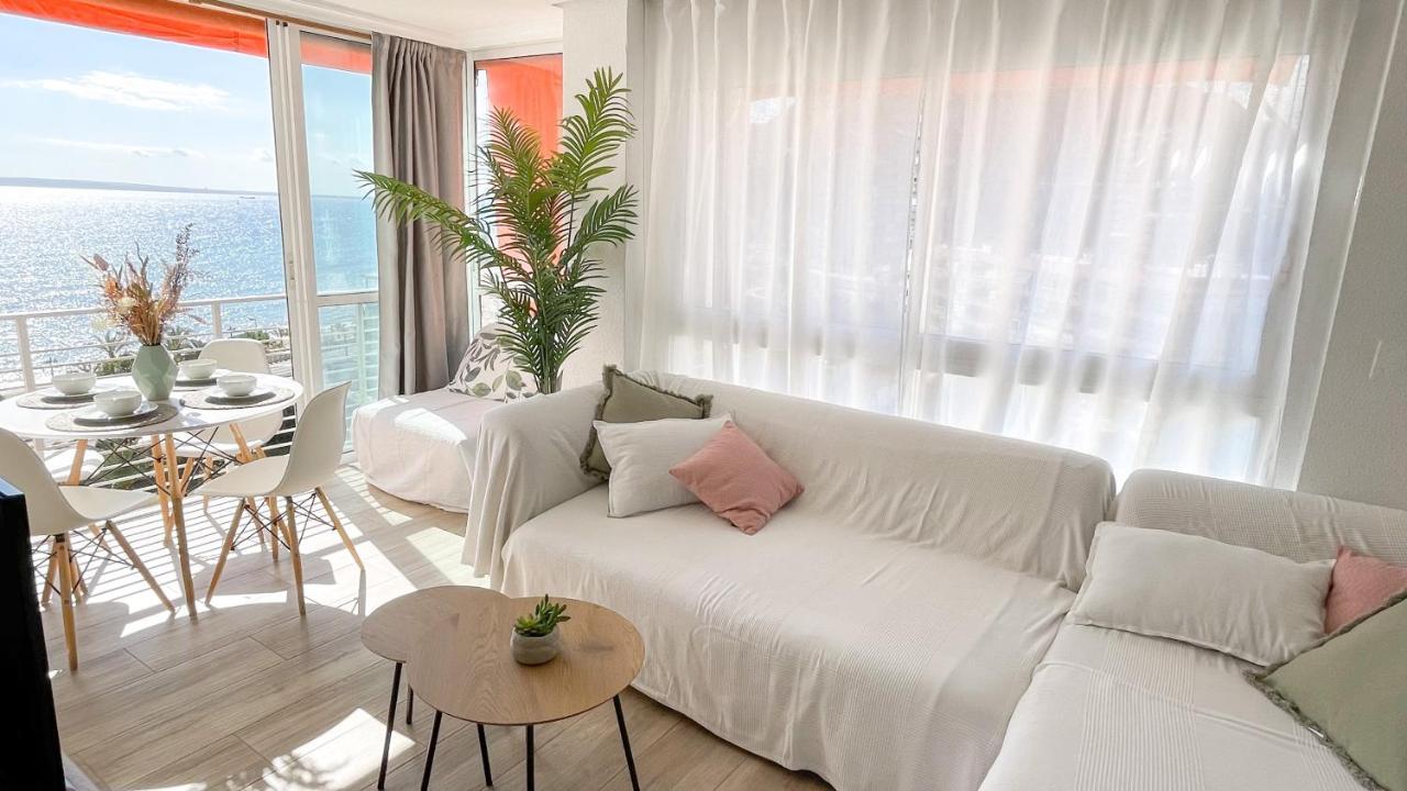 Apartamento En 1ª Linea Con Piscina Alicante Exterior foto