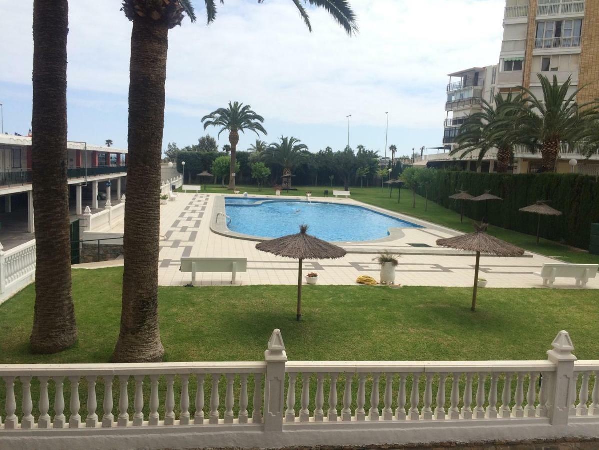Apartamento En 1ª Linea Con Piscina Alicante Exterior foto